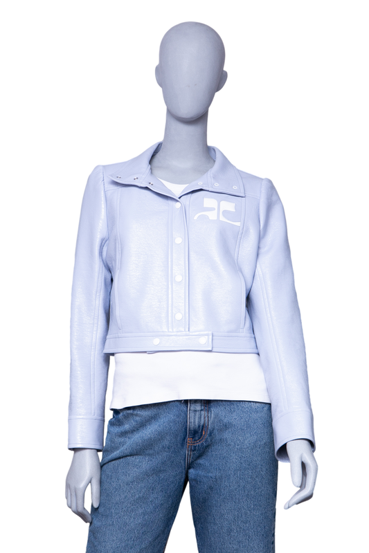 COURRÈGES RE-EDITION JACKET VYNIL SKY