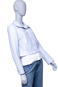 COURRÈGES RE-EDITION JACKET VYNIL SKY