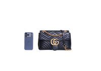GUCCI GG MARMONT MEDIUM BLACK