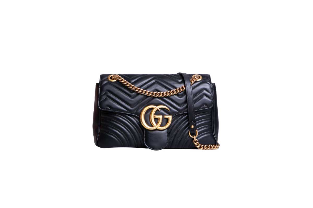 GUCCI GG MARMONT MEDIUM BLACK