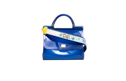 DG MISS SICILY MEDIUM PVC ROYAL BLUE