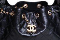 CHANEL 25 SMALL SHINY CRUMPLED CALFSKIN