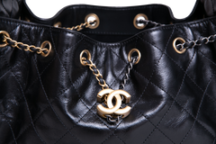 CHANEL 25 SMALL SHINY CRUMPLED CALFSKIN