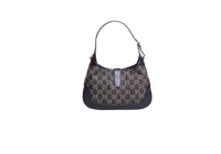 GUCCI JACKIE 1961 SMALL GG JACQUARD DENIM BLACK
