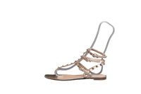 VALENTINO SANDAL THONG ANKLE STRAP ROCKS - 38 BR