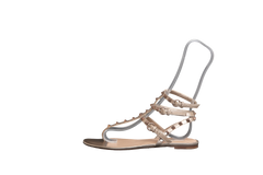 VALENTINO SANDAL THONG ANKLE STRAP ROCKS - 38 BR