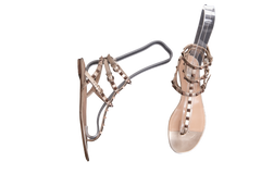 VALENTINO SANDAL THONG ANKLE STRAP ROCKS - 38 BR