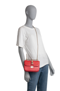 VALENTINO GLAM LOCK SMALL RED