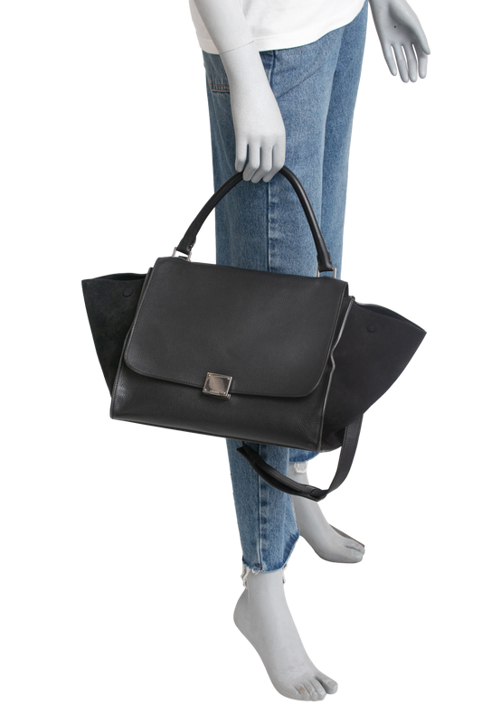 CELINE TRAPEZE MEDIUM BLACK