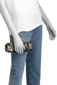 ALEXANDER MCQUEEN LACE FOUR-FINGER CLUTCH