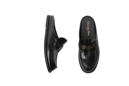 DIOR MULE BOY BRUSHED CALFSKIN BLACK - 35 1/2 BR