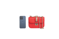 VALENTINO GLAM LOCK SMALL RED