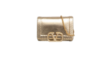 VALENTINO VLOGO PYTHON METALLIC GOLD