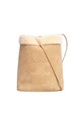 CELINE BUCKET SHEARLING NATURAL