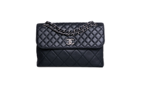 CHANEL THE BUSINESS FLAP BAG QUILTED BLACK