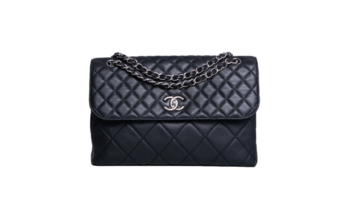 CHANEL THE BUSINESS FLAP BAG QUILTED BLACK