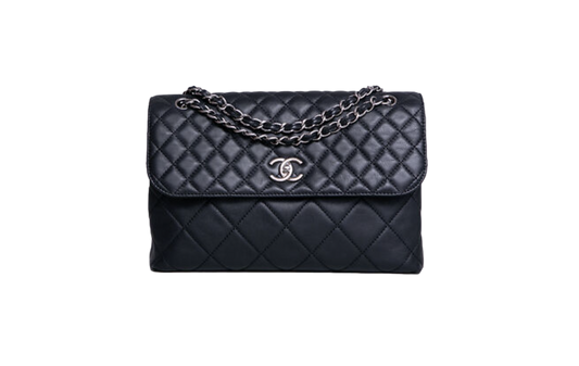 CHANEL THE BUSINESS FLAP BAG QUILTED BLACK