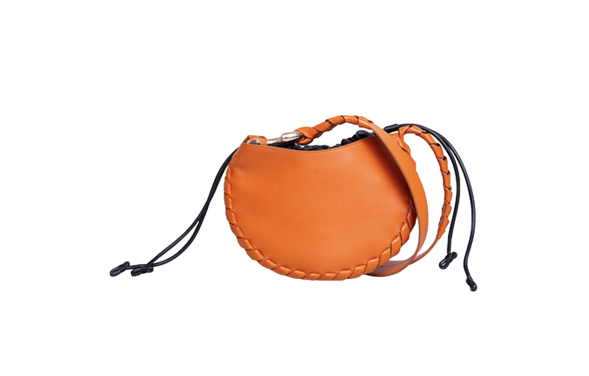CHLOE SMALL MATE HOBO ORANGE