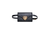 DG MINI ENVELOPE DEVOTION BELT BAG BLACK