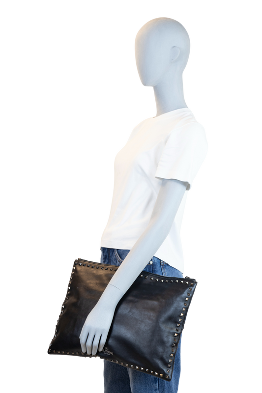 VALENTINO POUCH G BLACK