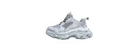 BALENCIAGA SNEAKER TRIPLE S MEN LEATHER AND MESH GREY - 38 BR