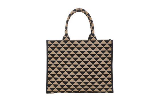 PRADA SYMBOLE TOTE JACQUARD LARGE