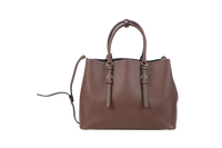 PRADA DOUBLE SAFFIANO BROWN