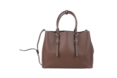 PRADA DOUBLE SAFFIANO BROWN