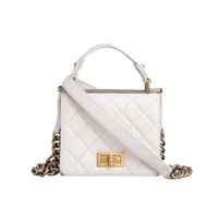 CHANEL 2.55 REISSUE SQUARE TOP HANDLE OFF WHITE
