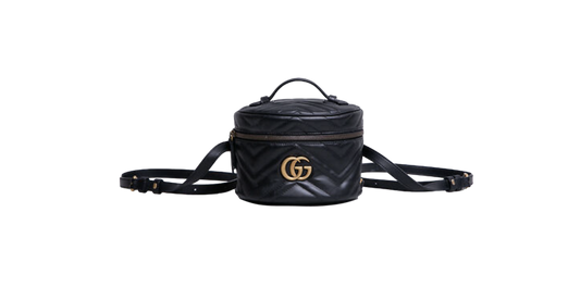 GUCCI BACKPACK GG MARMONT VANITY BLACK