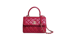 CHANEL TRENDY CC SMALL LAMBSKIN CHERRY
