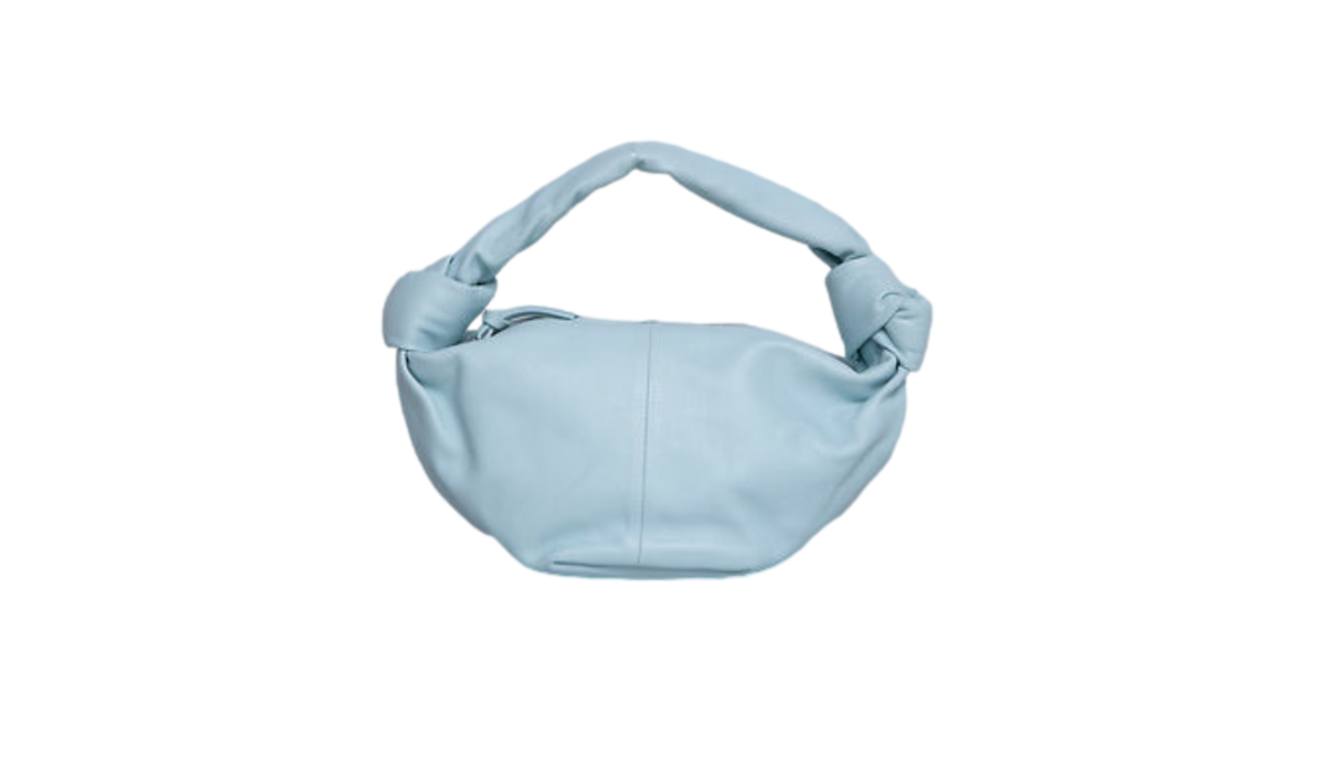 BOTTEGA DOUBLE KNOT MINI BLUE SPEARMINT