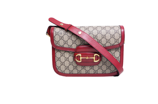 GUCCI HORSEBIT 1955 GG SUPREME RED