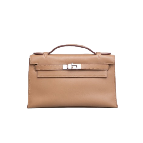 HERMES KELLY POCHETTE SESAME SWIFT (2010)