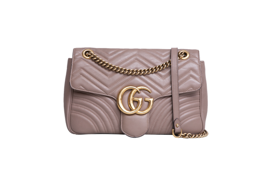GUCCI GG MARMONT MEDIUM TAUPE
