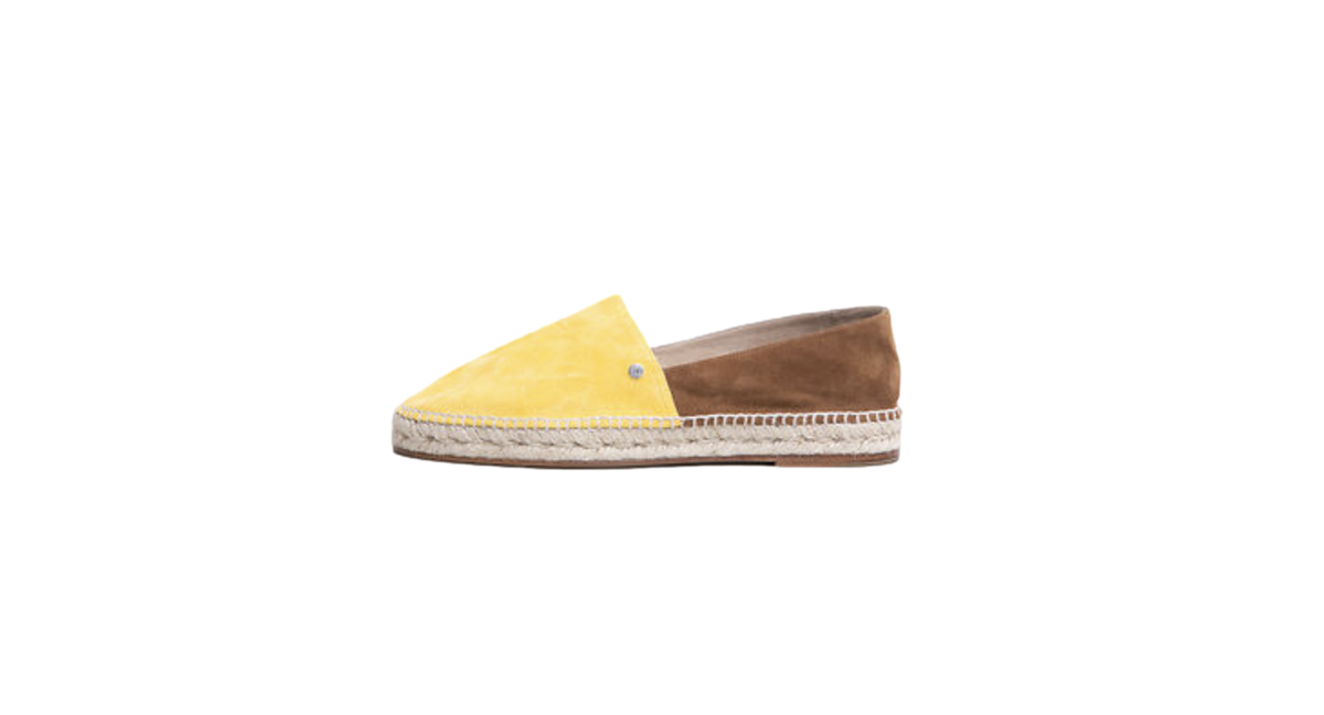 HERMÈS JOVEN ESPADRILLE JAUNE/GOLD - 38 BR