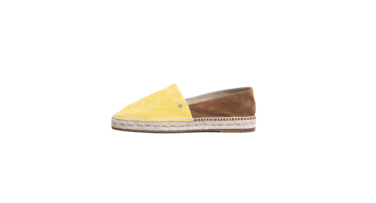 HERMÈS JOVEN ESPADRILLE JAUNE/GOLD - 38 BR