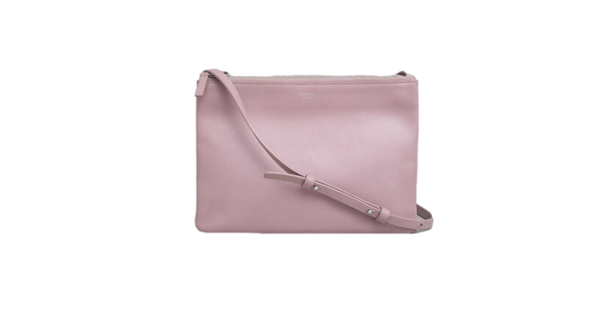 CELINE TRIO LARGE CROSSBODY LAVANDER