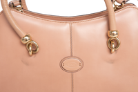 TODS SHOPPING ZIP PICCOLA BEGE