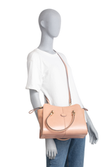 TODS SHOPPING ZIP PICCOLA BEGE