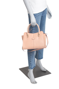 TODS SHOPPING ZIP PICCOLA BEGE