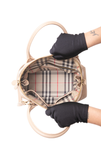 BURBERRY GREENWOOD BEIGE PEBBLED YORKE