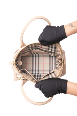 BURBERRY GREENWOOD BEIGE PEBBLED YORKE