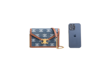 DESAPEGO FABI JUSTUS CELINE WOC MARGO TRIOMPHE DENIM/TAN