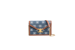 DESAPEGO FABI JUSTUS CELINE WOC MARGO TRIOMPHE DENIM/TAN
