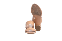DESAPEGO FABI JUSTUS FERRAGAMO VARA CHAIN HEELLED SANDALS BEIGE - 39 BR