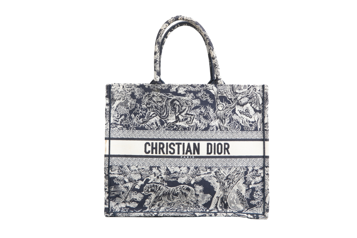 DIOR BOOK TOTE TOILE DE JOUY
