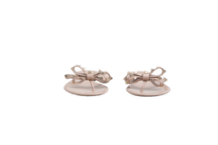 DESAPEGO FABI JUSTUS VALENTINO SANDAL JELLY TIE ROCKSTUD BEIGE - 39 BR