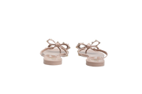 DESAPEGO FABI JUSTUS VALENTINO SANDAL JELLY TIE ROCKSTUD BEIGE - 39 BR