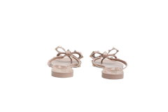 DESAPEGO FABI JUSTUS VALENTINO SANDAL JELLY TIE ROCKSTUD BEIGE - 39 BR